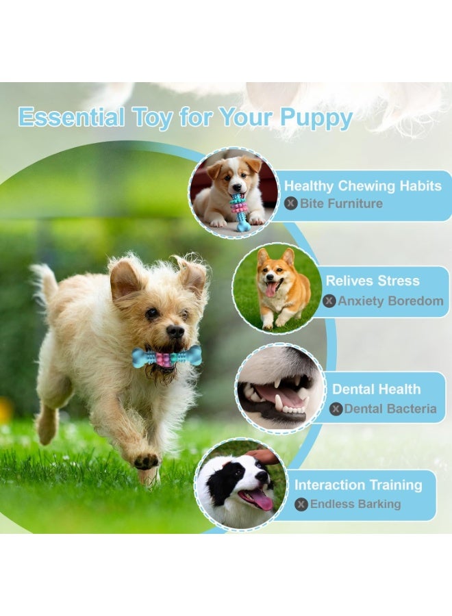 general Puppy Chew Toys, Indestructible Dog Toys for Aggressive Chewers - Small & Medium Breed, Durable Rubber Chew Bone Toy for Small Dogs, Puppy Toys for Teething, Anxiety & to Keep Busy - Image 4